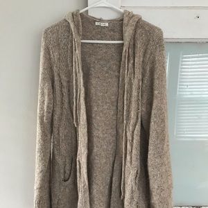Tan cardigan